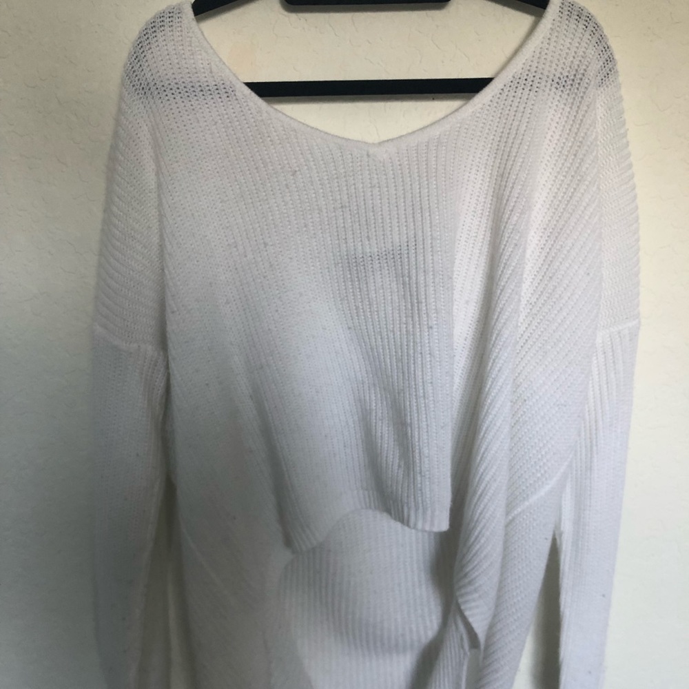 Soft White Knit Sweater